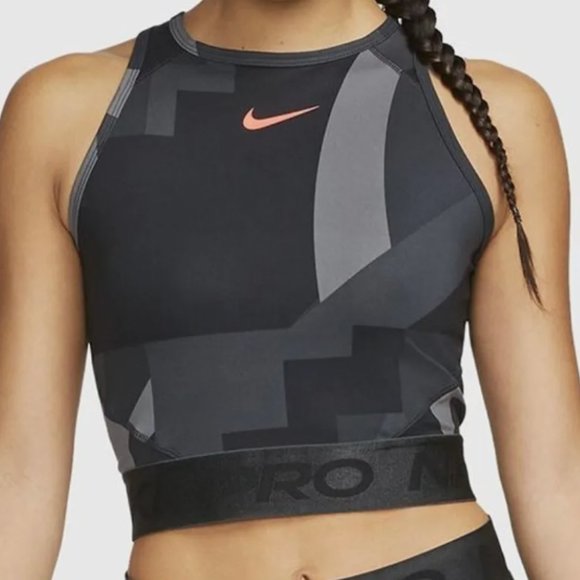 New! Nike Pro Dri-FIT Women's Cropped Training Tank | XS | MSRP: $40 - Picture 1 of 3